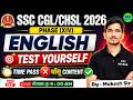 🔥 SSC CGL/CHSL 2026 English Class | Class - 02 | English Most Expected Questions | By Mukesh Sir