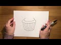 Drawing A Cupcake