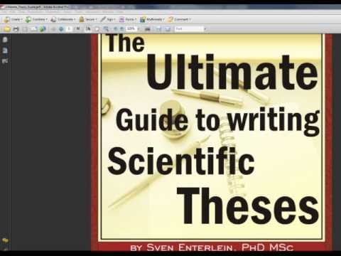 The Ultimate Guide to Writing Scientific Theses - Introduction - YouTube
