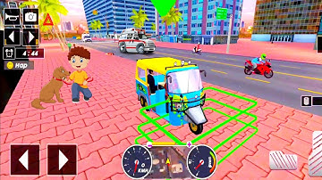 Tuk Tuk auto rickshaw driver game - driving games fans - Android iOS Gameplay #38