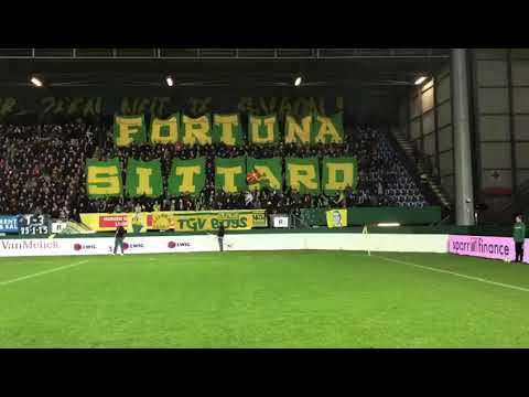 Fortuna Sittard @home game 2017 Tifosi Giallo Verde