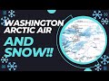 Modified Arctic Air and Snow is Coming to Washington State