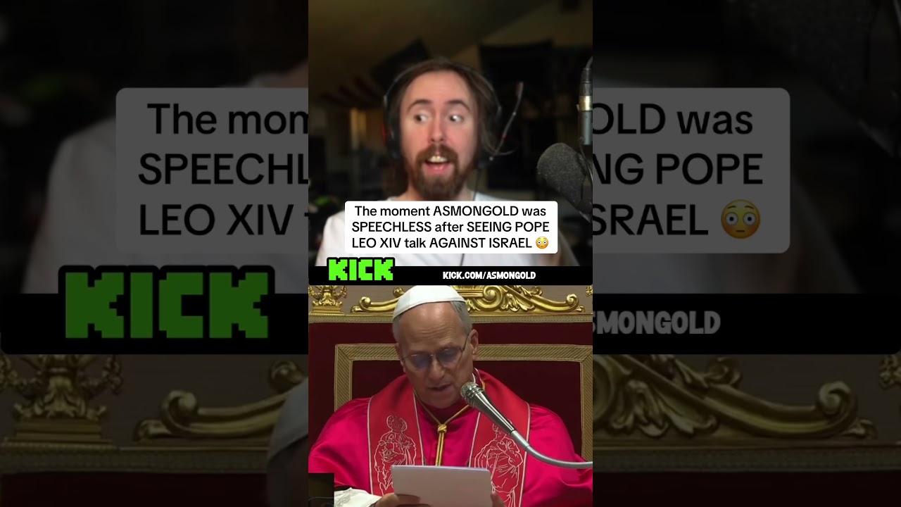 ASMONGOLD POPE LEO XIV talk AGAINST ISRAEL 😳