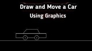 Moving ( colourful ) car by c language with source code.