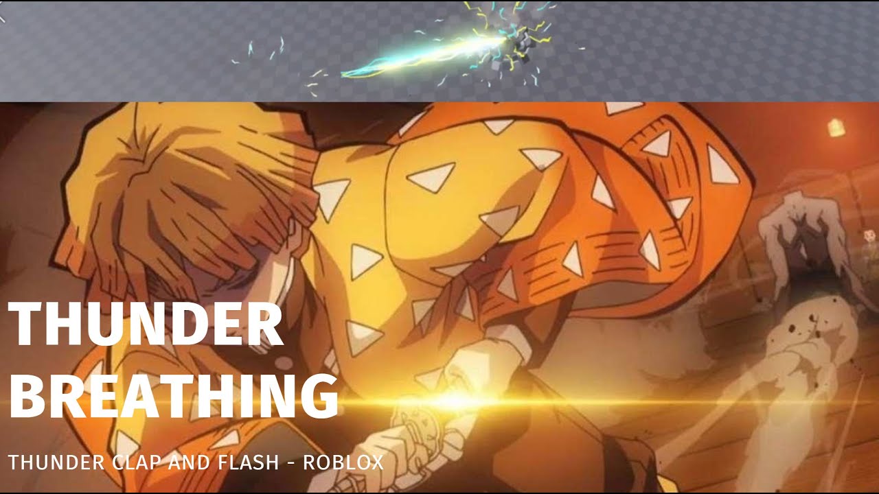 Roblox thunder breathing - thunder clap and flash : SHOWCASE - YouTube