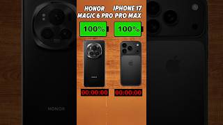 Honor Magic 6 Pro Vs Iphone 17 Pro Max Ultimate Battery Drain Test 2025