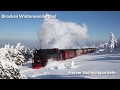 Narrow gauge steam in a winter wonderland in 4K - Harzer Schmalspur bahn on Brocken mountain
