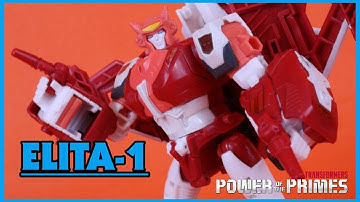 Transformers Power of the Primes ELITA-1 Action Figure Toy Review