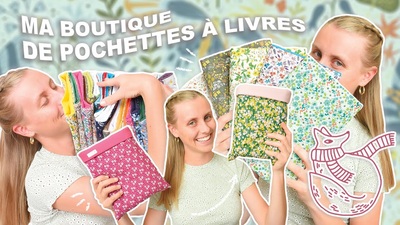 Tuto : Comment coudre une pochette à livre ? - Pepnaf