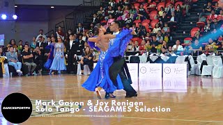 2022 SEAGames Selection: Mark Gayon & Joy Renigen Solo Tango