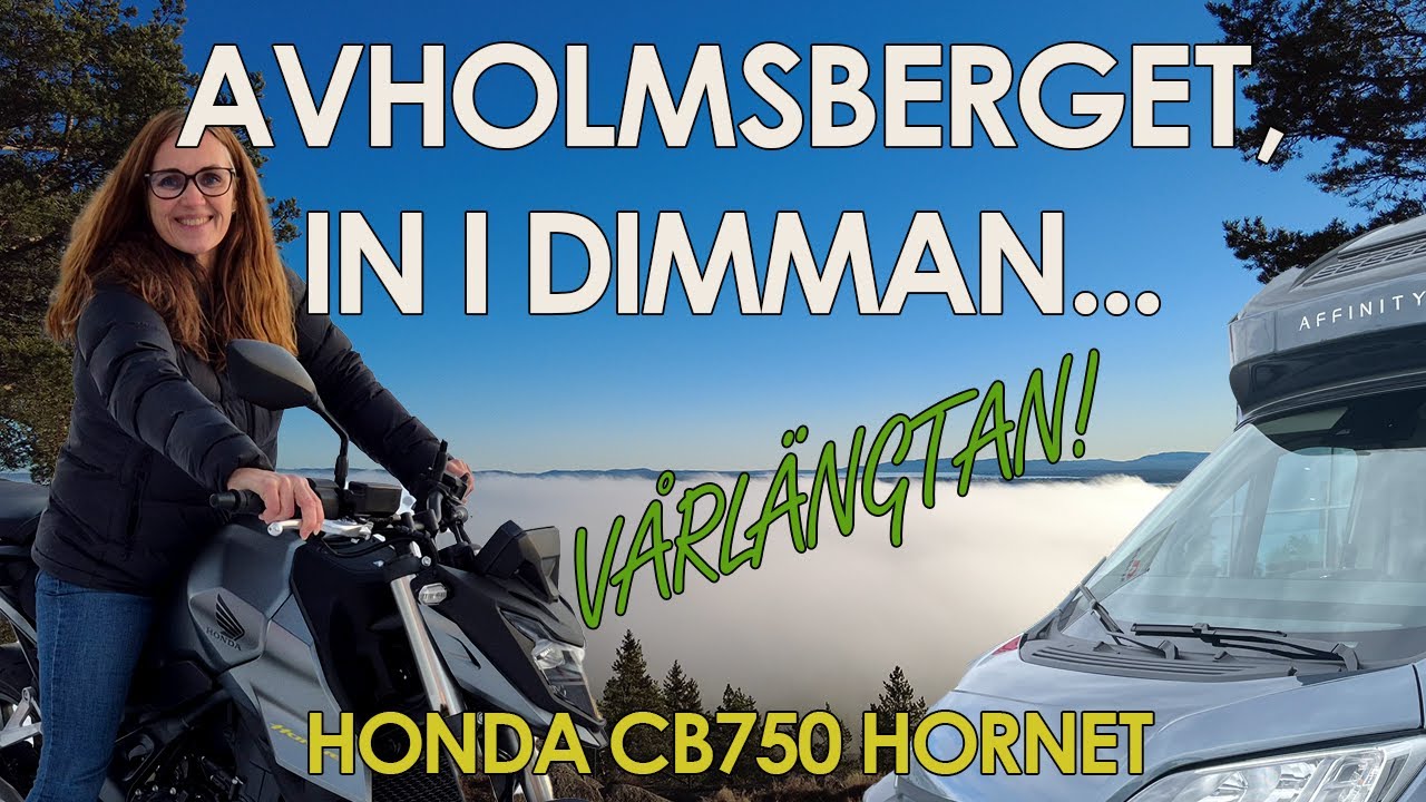 Avholmsberget Hälsingland, och vi hämtar hem Annelies nya Honda CB750 Hornet!