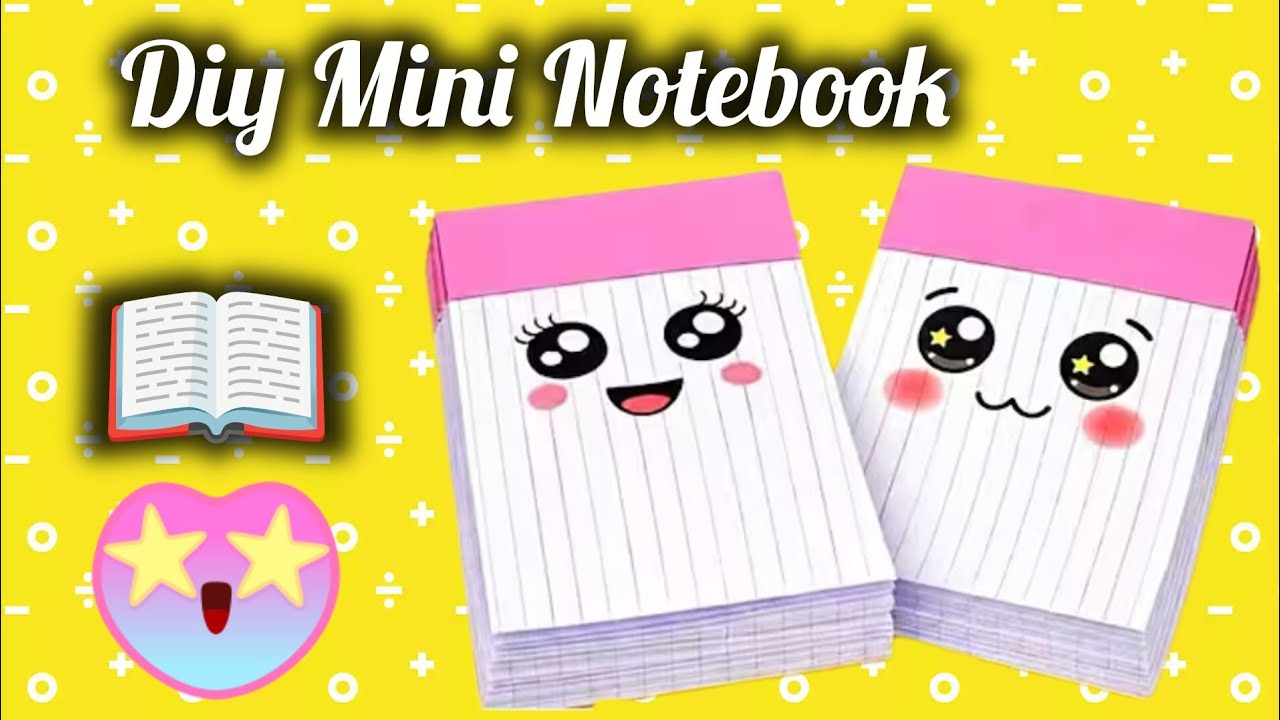 DIY Mini Notepad / Cute mini Notebook/How to make Notebook with glue and scissors /Paper craft