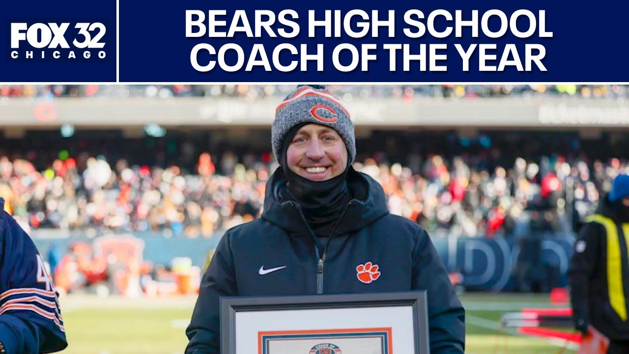 Jeffrey Boyer Rga Jeff Boyer honored as Chicago Bears High School Coach of the Year - YouTube
