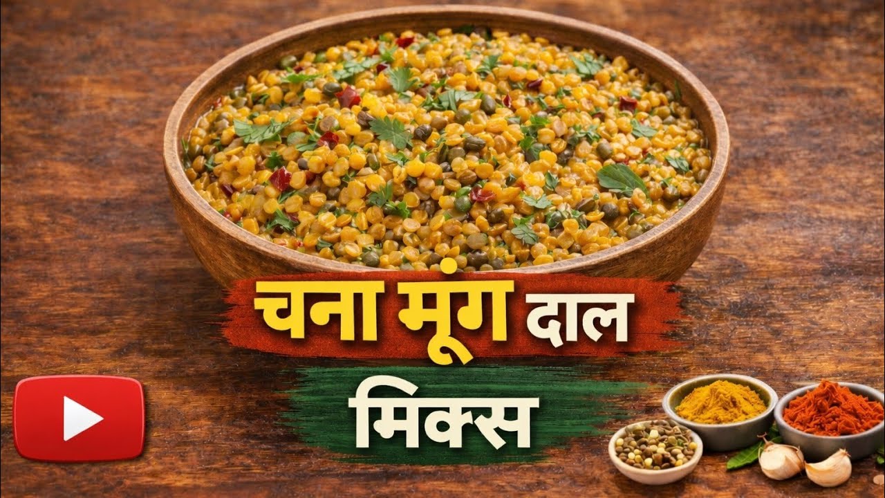 👉 चना मूंग दाल मिक्स की स्वादिष्ट रेसिपी | घर पर बनाएं हेल्दी और टेस्टी दाल | Anuradha Choudhary