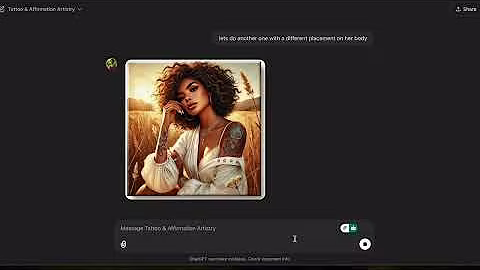 Tatuajes con Afirmaciones: Inspira tu Arte con la IA