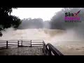 Se desbordan cascadas de Agua Azul en Chiapas