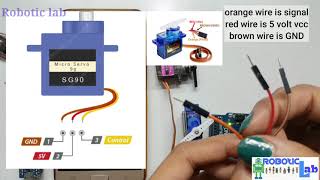 How to program servo motor by android smartphone | Roboticlab