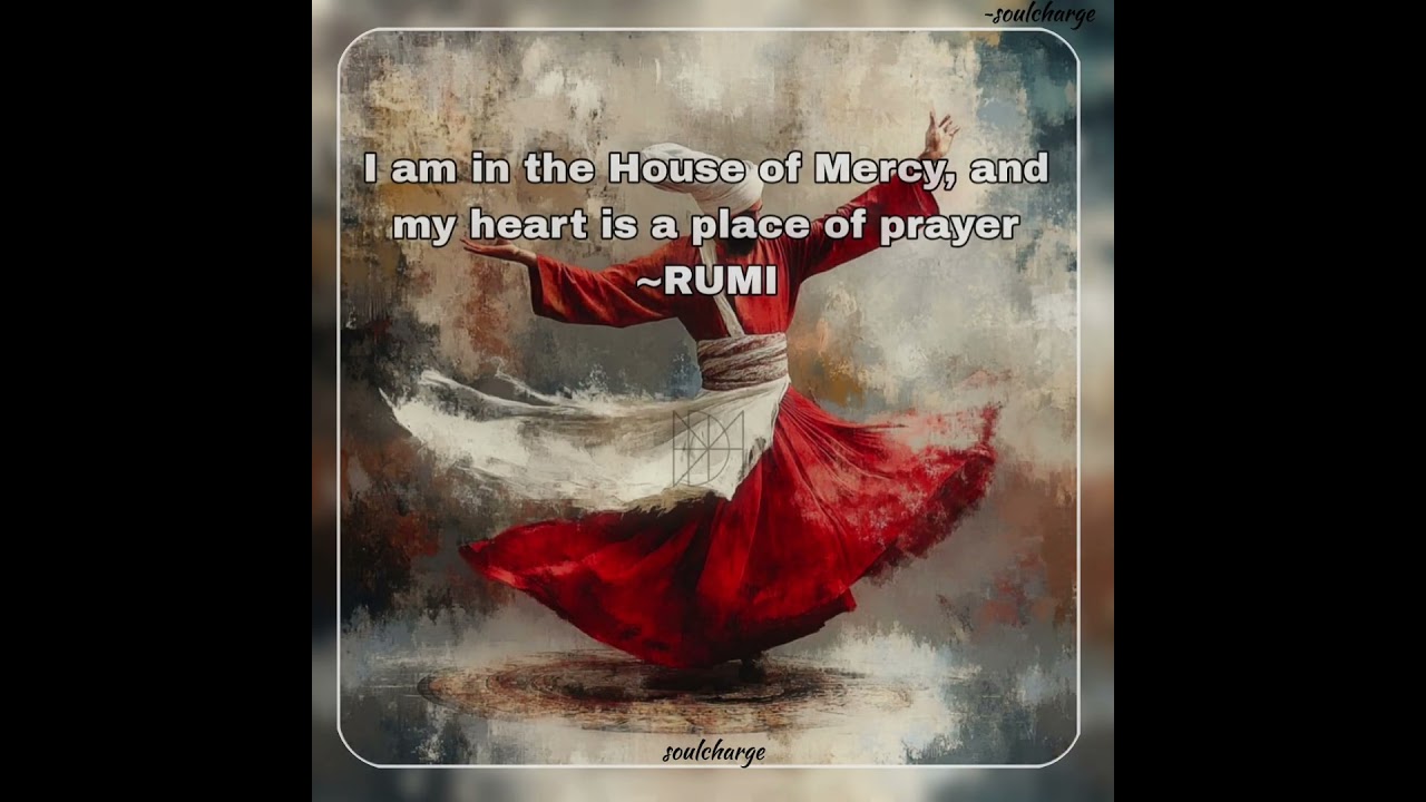 🌹 Heart of Prayer | Rumi’s Divine Wisdom | Soulful Quotes