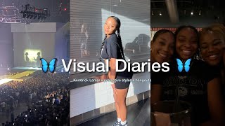 Visual Diaries 🦋 ep 6 Kendrick Lamar Concert, Hanging w friends + getting through a slump