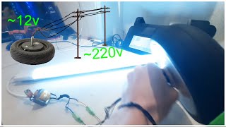 Электрогенератор Из Гироскутера ~ 12V To ~ 220V Electric Generator