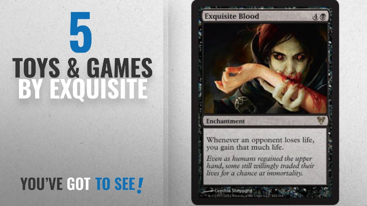Top 10 Exquisite Toys & Games [2018]: Magic: the Gathering - Exquisite Blood (102) - Avacyn Restored