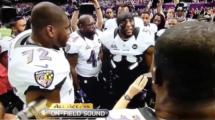 Ravens Ray Lewis Pregame Superbowl XLVII