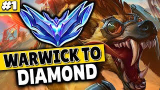 Warwick Unranked to Diamond #1 - Warwick  Jungle Gameplay Guide | Season 13 Warwick Gameplay