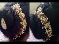 Beautiful Hairstyle with puff Easy Wedding Hairstyle In Telugu