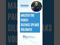 Master the Pause Silence Speaks Volumes!