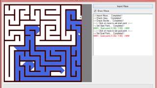 Maze solving using wavefront algorithm by GuShared