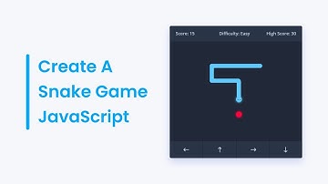 🐍 Create A Snake Game in HTML CSS & JavaScript | JavaScript Game Tutorial