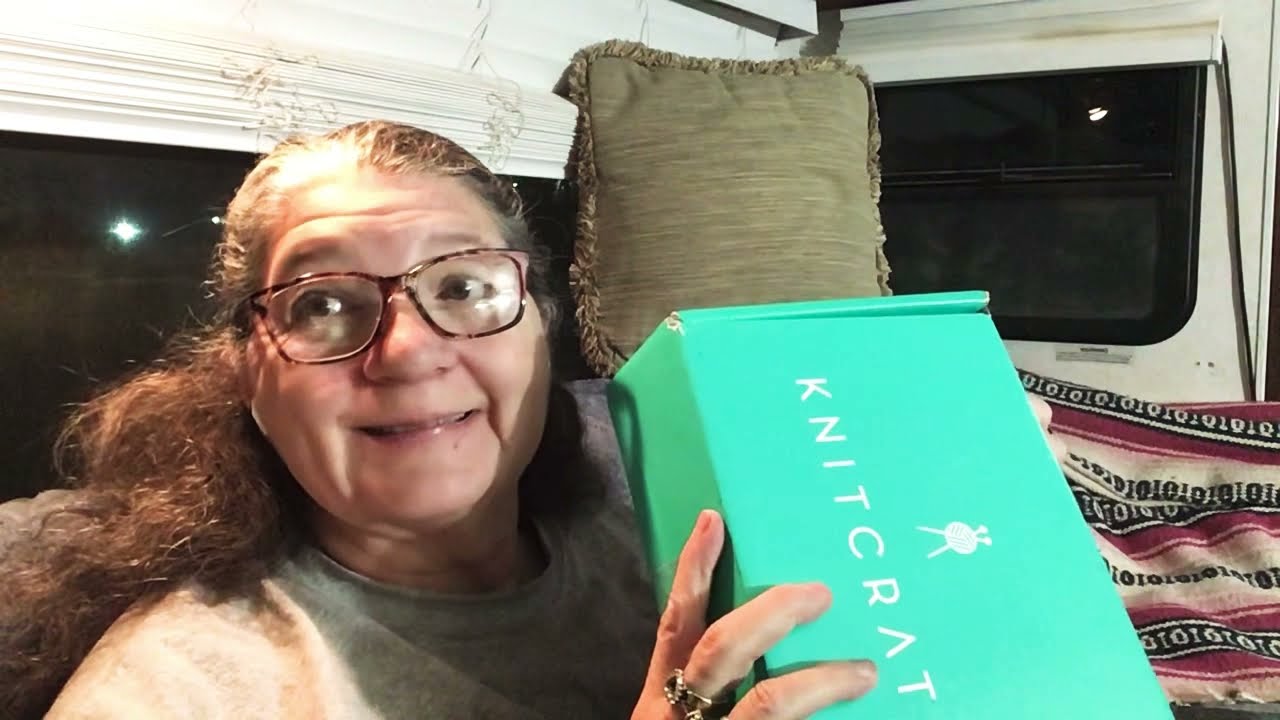 Knitcrate February 2022 subscription unboxing. 