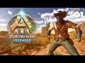 Dbut de laventure chez les dinosaures de ark scorched earth  ep01