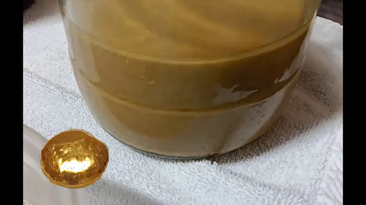 Resolution for how to get gold that is stuck in dirty solution out. Gold stuck in some sediment.