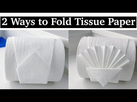 How to Fold Toilet Paper Like a Hotel