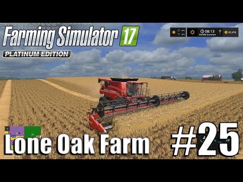 Lone Oak Farm - Timelapse #25 - Mega Harvest - Farming-Simulator 17