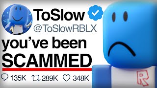 Roblox YouTuber ToSlow EXPOSED… (it's awful)