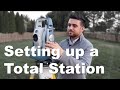 Setting up a Survey Total Station