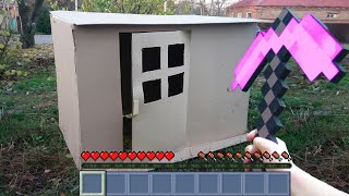 Minecraft ในชีวิตจริง POV 創世神第一人稱真人版 Minecraft จริงของ POV ความเป็นจริงเก็บของพื้นผิว