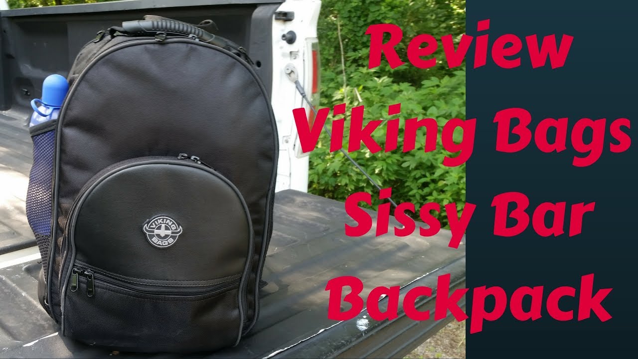 Review of Viking Bags Sissy Bar Backpack from YouTube