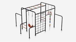AC0901C A08-Installation Video for Monkey Bars Swing Sets