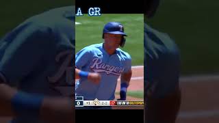 Celebrity Rangers' Josh Jung HITS his first career Grand slam #rangers #mlb #baseball Wealth