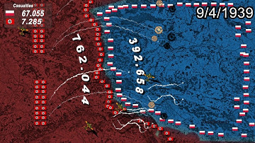 Battle of Poland in 1 Minute using Google Earth | WW2 Map Animation