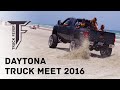 Crazy Trucks Drifting on the Beach - Truck Fever Meet Daytona 2016