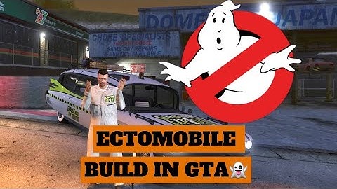 GTA V: HOW TO BUILD THE ECTOMOBILE CAR FROM GHOSTBUSTERS