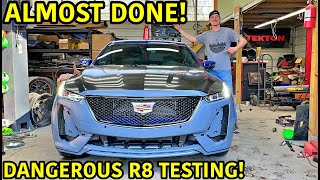 Our Wrecked 2020 Cadillac CT5-V Is Finally Coming Together!!! Also Twin Turbo R8 Goes Drifting?!