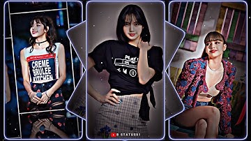 TARIYA DI TENU SAIR KARAWA ❣️🦋 || Blackpink Lisa Attitude Xml File Status ❤️ LaLisa Status 💥