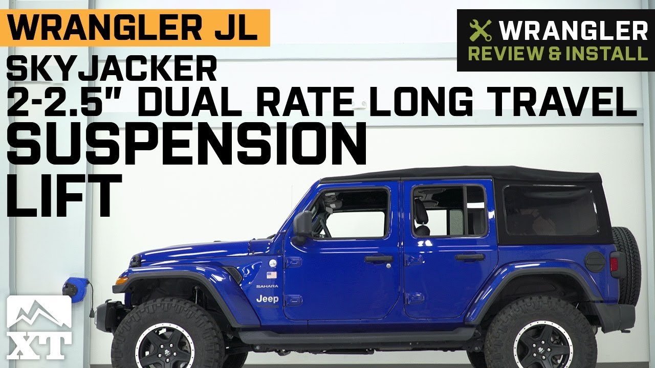 SkyJacker Jeep Wrangler 2 to  Dual Rate Long Travel Suspension  Lift Kit with M95 Performance Shocks JL25BPMLT (18-23  or  Jeep  Wrangler JL 4-Door, Excluding Rubicon) - Free Shipping