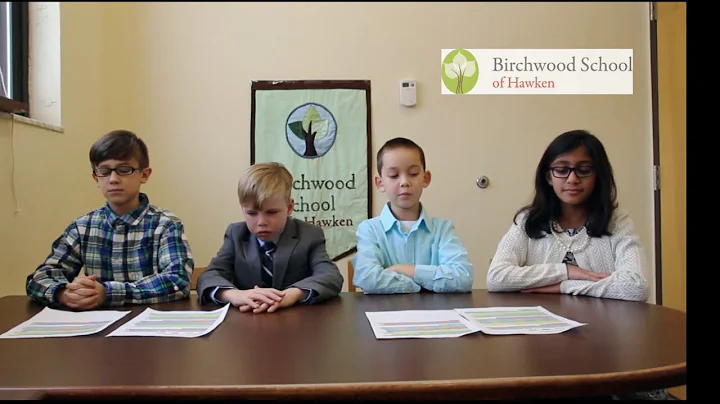 4th Grade Birchwood Schools Native Plant Video