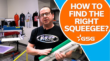 Squeegee Selection for Screen Printing M&R Cobra